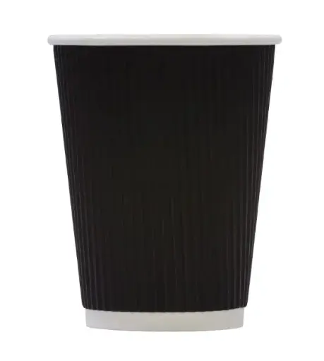 [DWRB080] Ripple Cup Black 8oz x 500