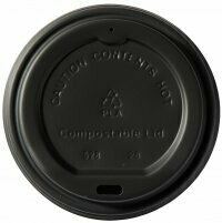[DLBP080] Lid - Black Sip Thru 8oz x1000