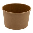 8oz Soup Container Kraft x 500