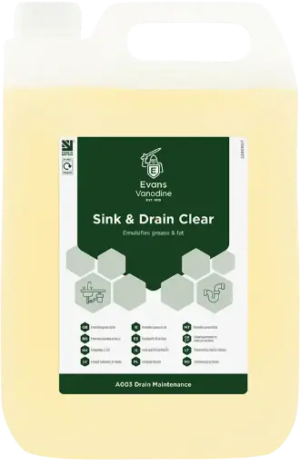 [ASDC050] Evans Sink and Drain Clear 5 Litre