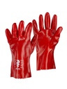 Glove - PVC Open Cuff Red  - 10 x 12 pairs